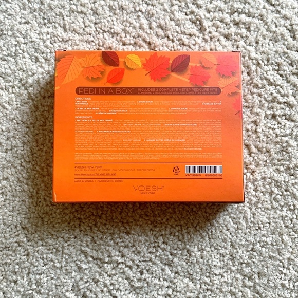 Voesh Pumpkin Spice Pedi In A Box 4 Step System - Picture 2 of 2
